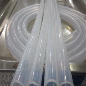 Mangueira clara flexível macia resistente ao calor de alta temperatura do tubo da borracha de silicone 8mm