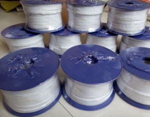 Rolos de fita expandida PTFE com selo industrial branco