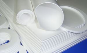 Haste de PTFE com barra branca pura virgem 100 por cento