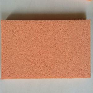 Almofada de espuma de esponja de borracha natural de célula aberta laranja