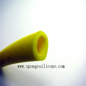 Tubo vermelho da esponja da espuma do silicone da isolação térmica da pilha fechada da baixa densidade